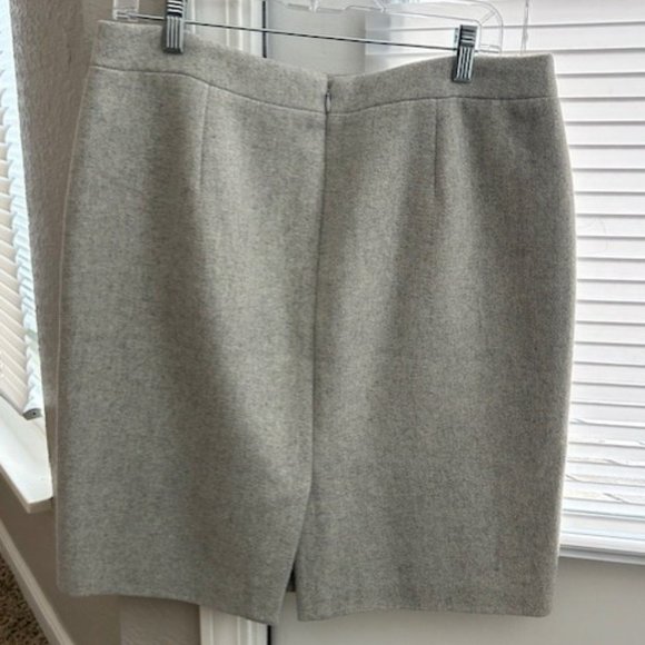J Crew Mercantile Wool Pencil skirt Size 12 - Picture 2 of 10